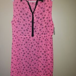 SOLD No Boundaries Heart Print Dress XXL